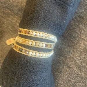 Chan Luu Elegant Beaded Wrap Bracelet